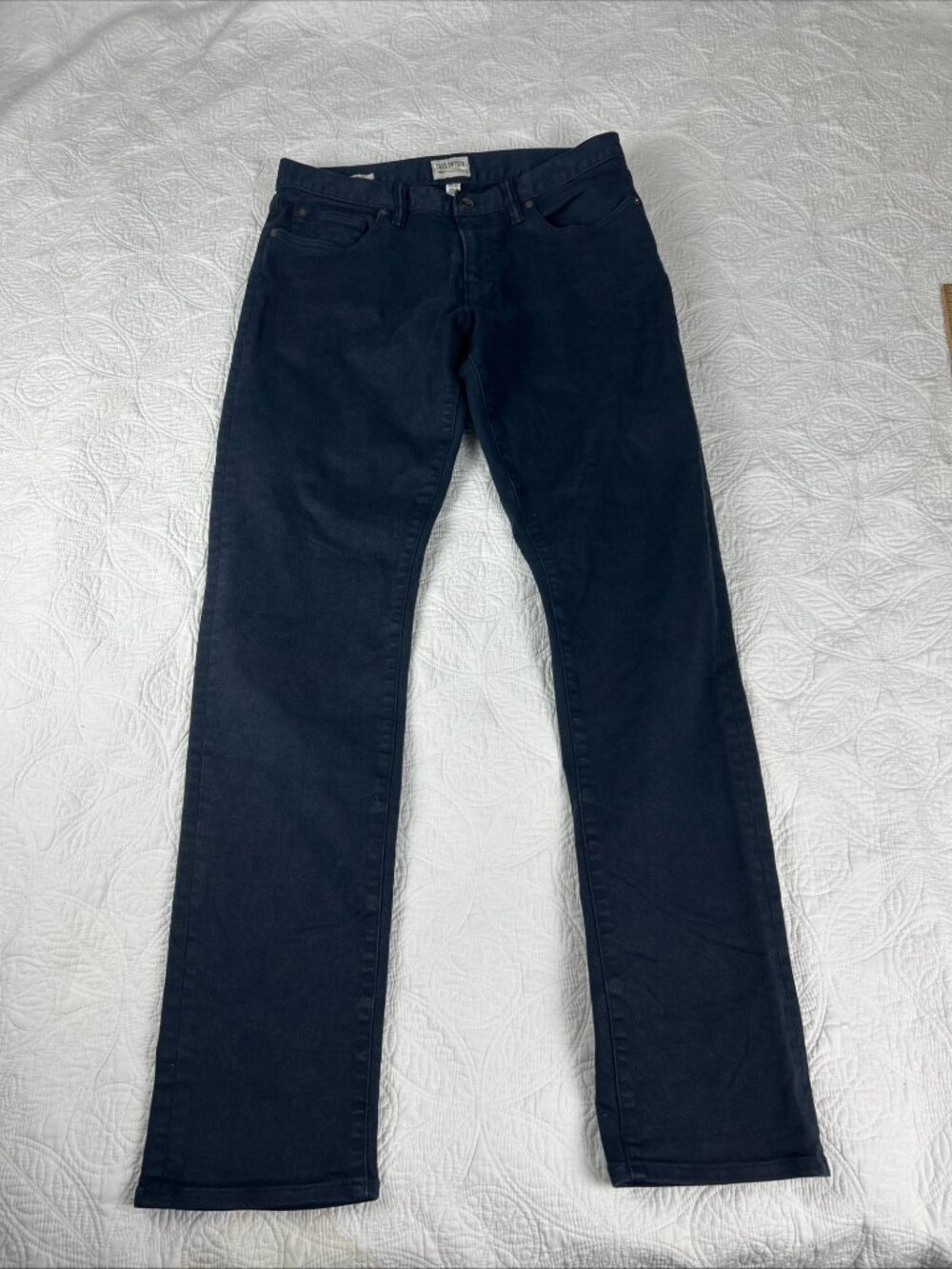 Todd Snyder Mens Slim Fit Jeans Blue Cotton Button Size 29x32